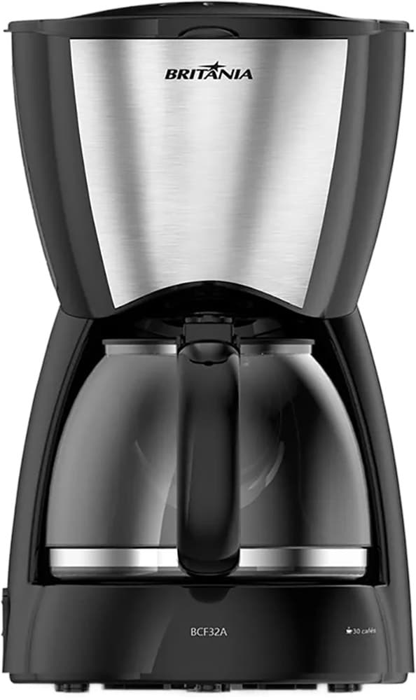 Cafeteira Britânia BCF32A Inox 220V-60Hz Preto