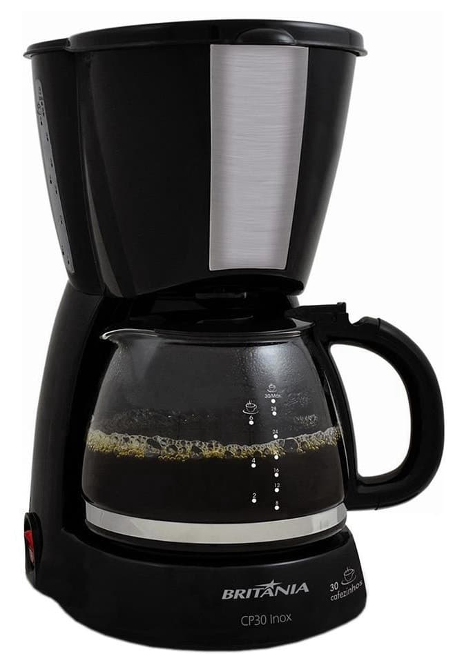 Cafeteira Britania Cp30 Inox Preto 220V