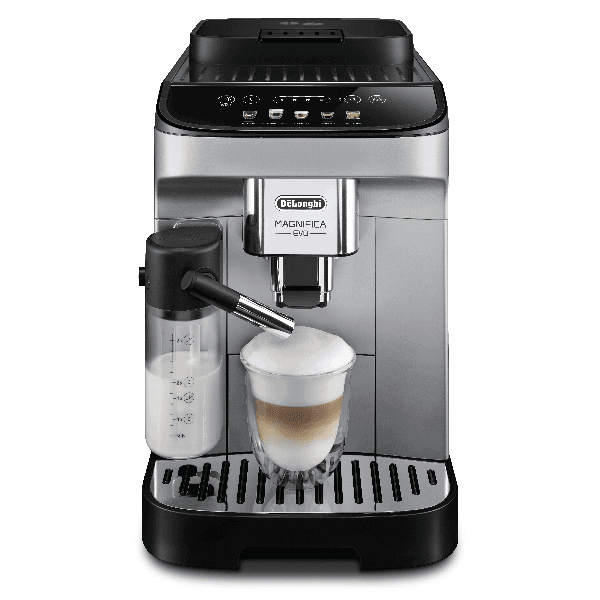 Cafeteira Espresso DeLonghi Magnifica Evo LatteCrema 952/410 / 1450W / 220V - Preto/Prata