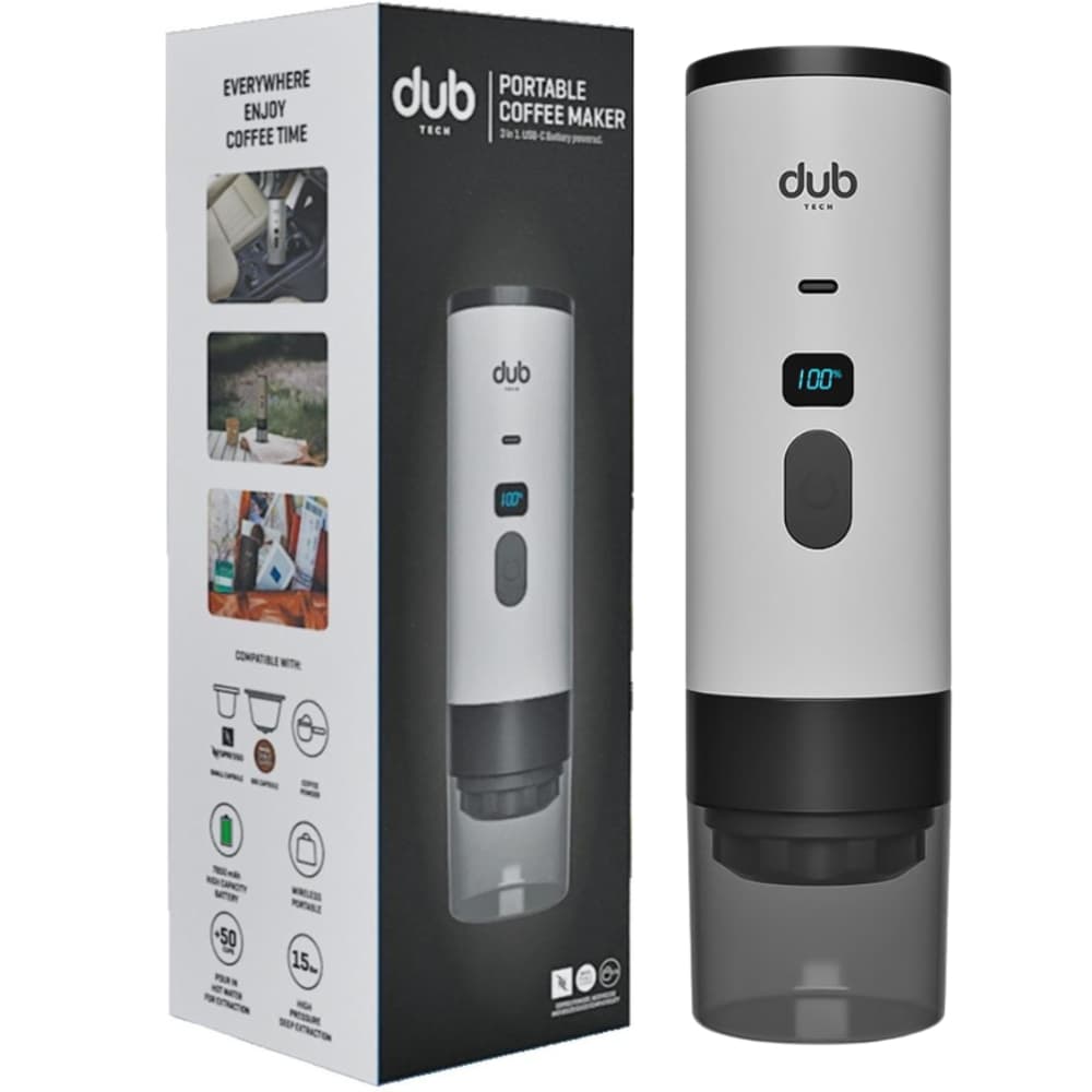 Cafeteira Portátil Dub Dbcm 3 Em 1 USB-C - Branco