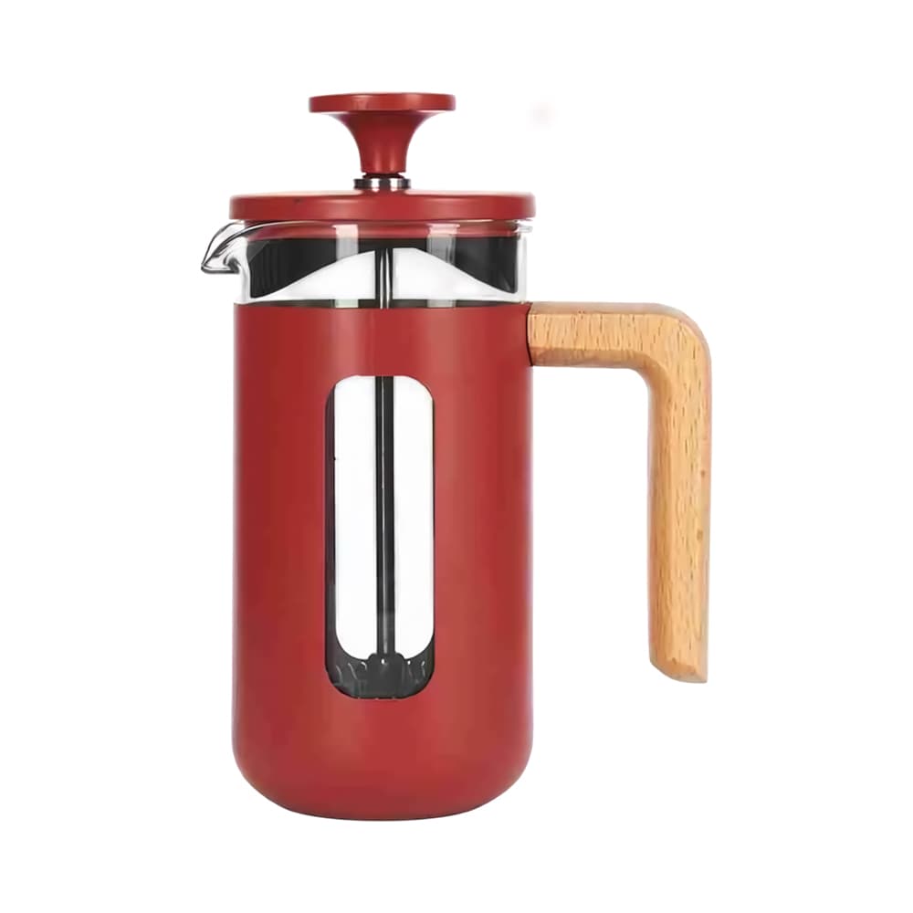 Cafeteira Francesa La Cafetiere Pisa Wood LCPISA8CPREDW Vermelha 1L