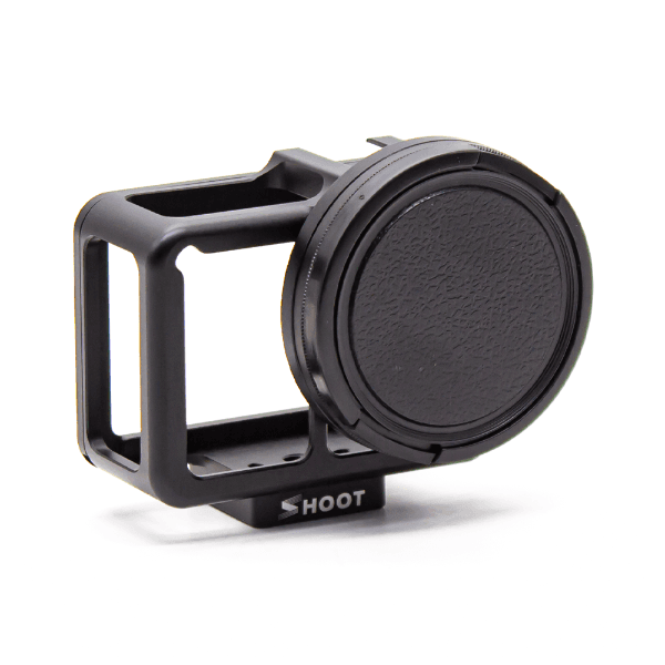 Caixa de Proteção Em Alumínio Gopower GPR507B com Filtro Uv 52MM para GoPro Hero 5 e 6 - Preto