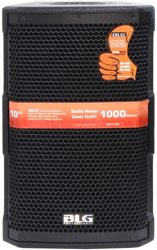 Caixa de Som Ativa Blg Bw14-10A1 10" 1000Watts Bivolt Preto