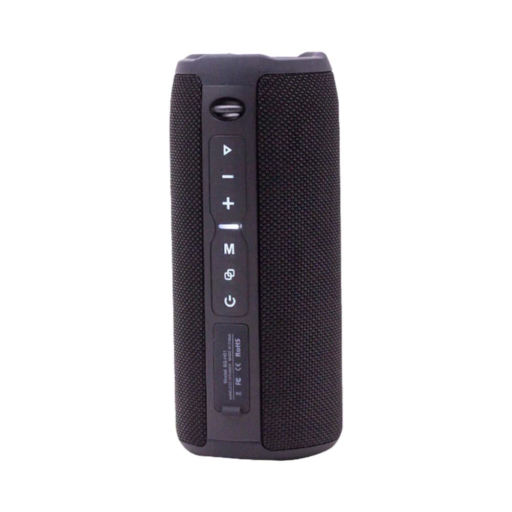 Caixa de Som Bluetooth Blulory Bs-H01 Super Bass Preta