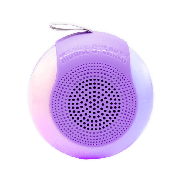 Caixa de Som Mobile Light Modes Ms-2234BT com Bluetooth, Rádio Fm, USB e LED Color Full Recarregável Roxo