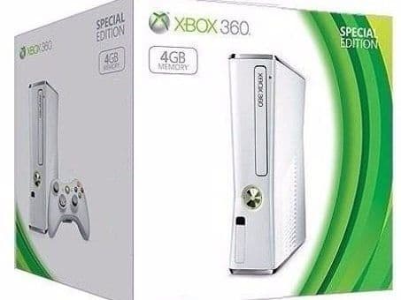 Caixa Vazia Xbox 360 Slim Branco 4GB Original