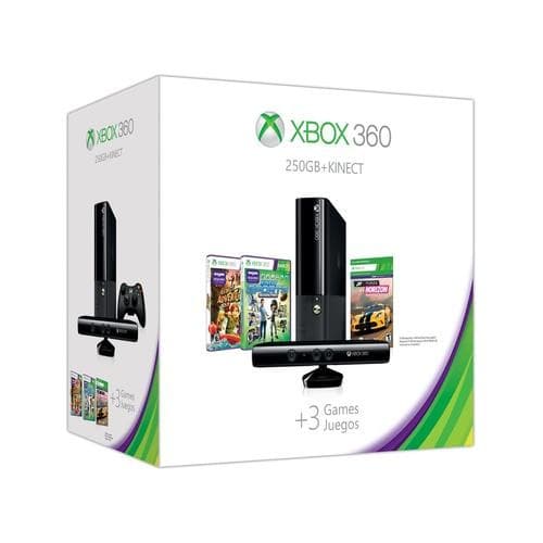 Caixa Vazia Xbox 360 Super Slim com Kinect 250GB + 3 Jogos Originais