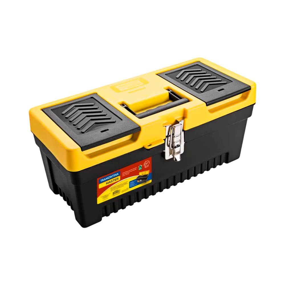 Caixa de Ferramentas Tramontina Master 43803 33 Cm Amarelo/Preto