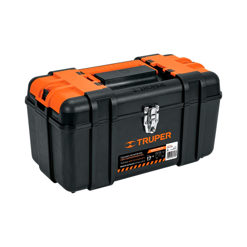 Caixa de Ferramentas Truper 102434 43x25cm 24.7L Preta