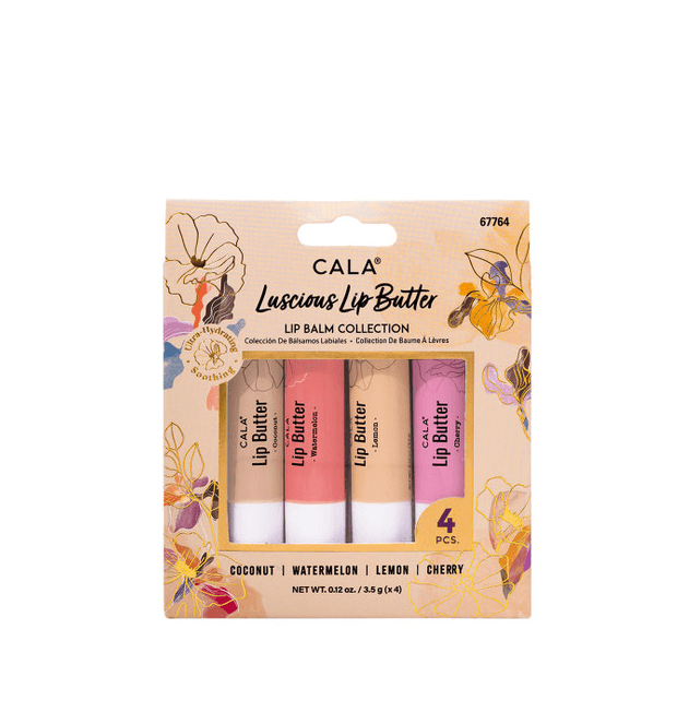 Bálsamo Labial Cala Luscious Lip Butter 4PCS
