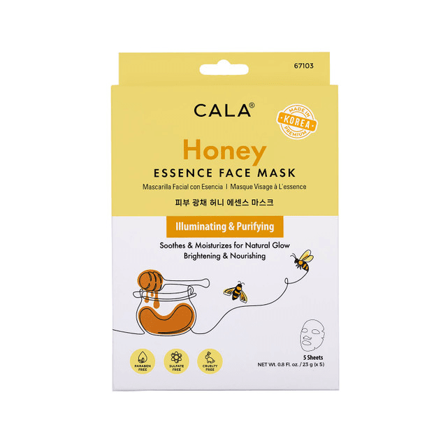 Máscara Facial Cala Essence Honey 5 Peças