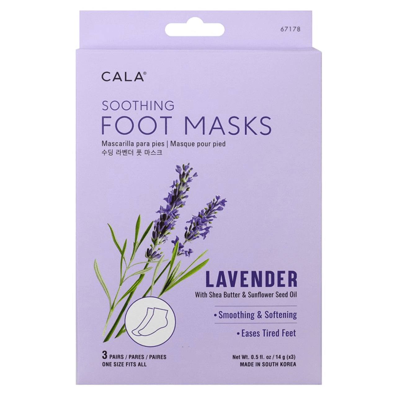 Cala Mascarilla Para Pies Lavender Foot Masks 3 67178