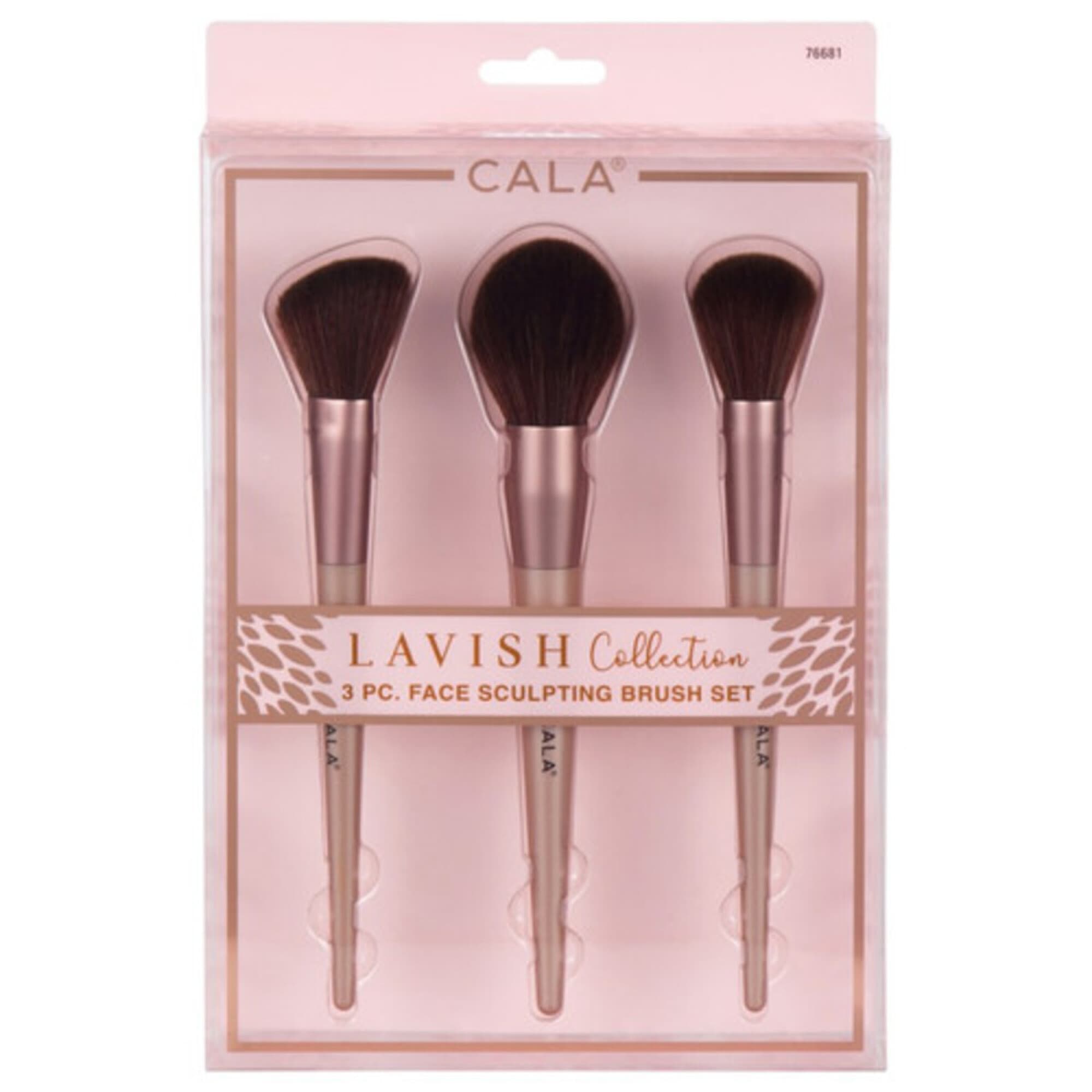 Kit de Pincéis Cala Face Sculpting 3 Peças