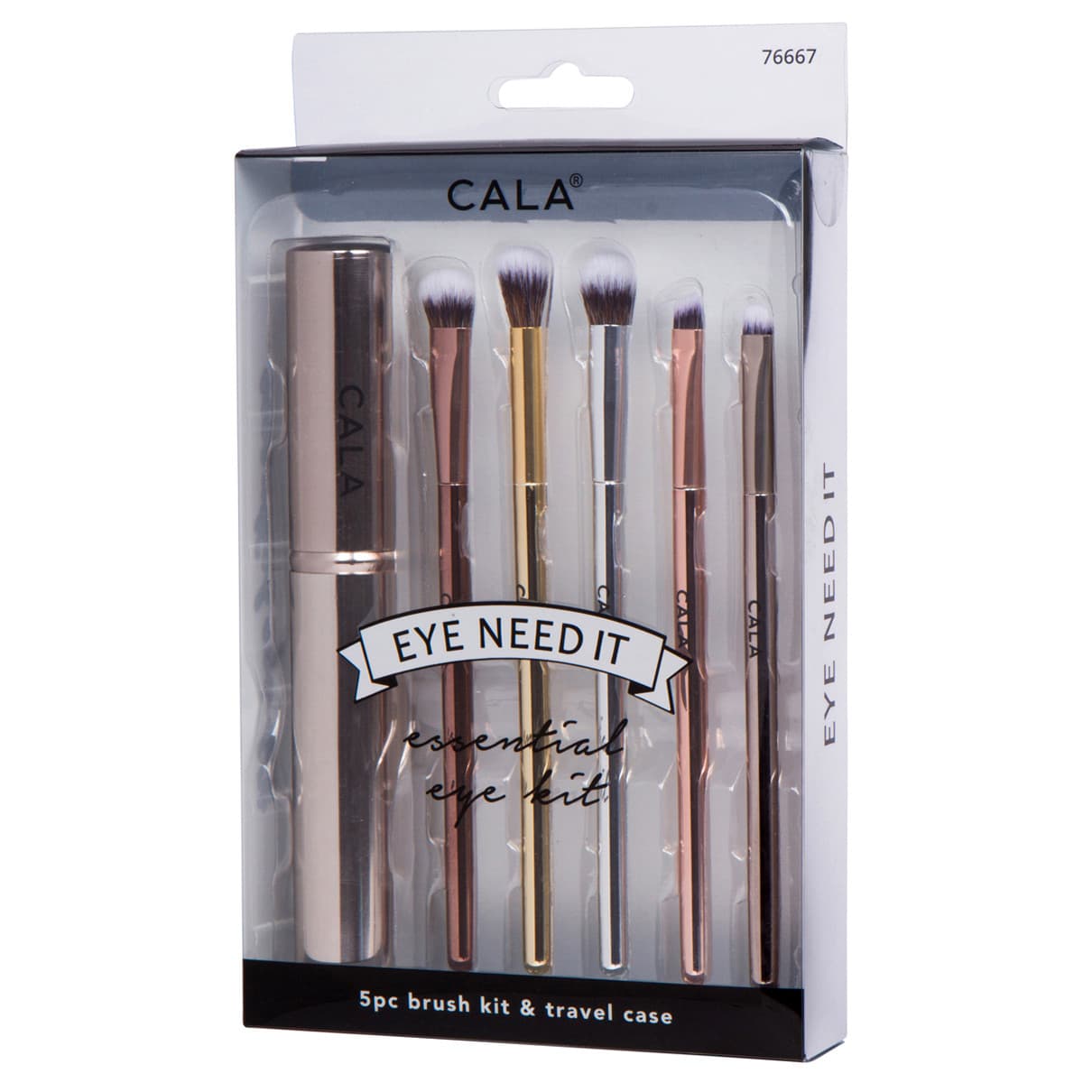 Kit de Pincéis Cala Eye Need Mixed Metals 5 Peças
