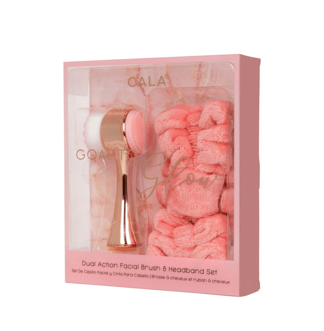 Kit de Limpeza Facial Cala Goal To Glow Rose Gold