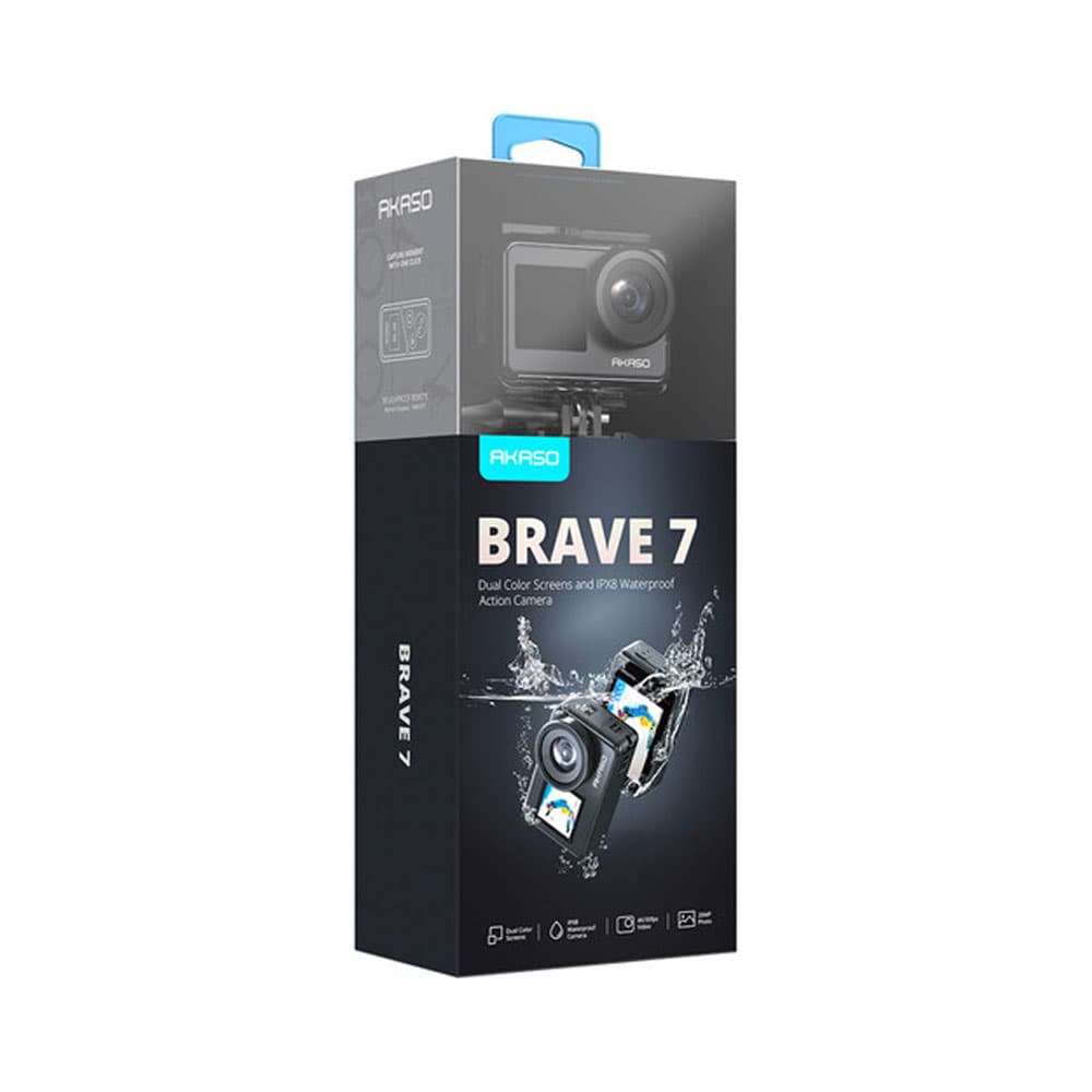 Câmera de Ação Akaso Brave 7 Preta