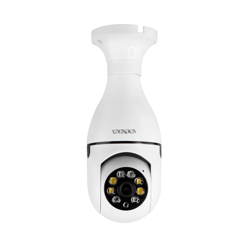 Câmera de Segurança Satellite A-Cam003 HD Wi-Fi Bivolt Branco