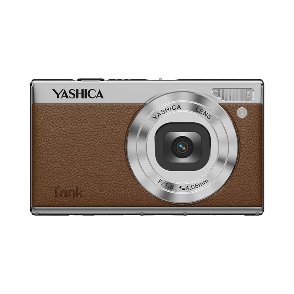 Câmera Compacta Yashica Tank Marrom