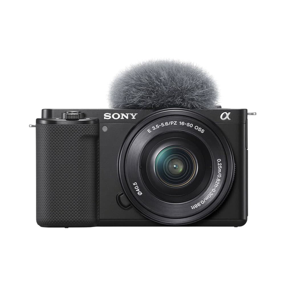 Câmera Mirrorless Sony Zv-E10 com Lente Pz 16-50MM F/3.5-5.6 Oss