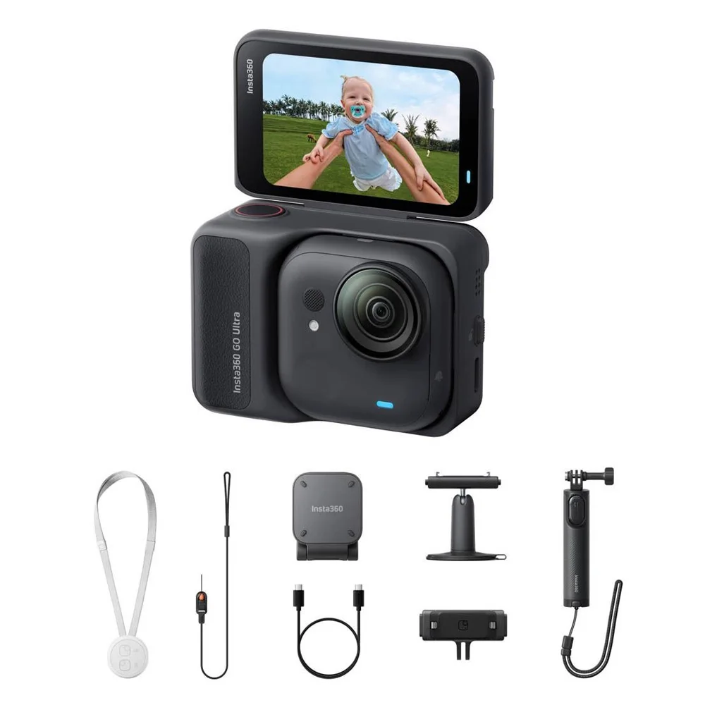 Câmera de Ação Insta360 Go Ultra 4K Creator Bundle