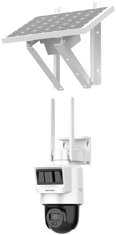 Câmera de Segurança Hikvision Ds-2DE2C200IWG-K/4G/C05S10 2.8Mm 2MP com Painel Solar