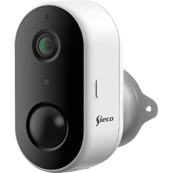 Câmera de Segurança Sieco S46 Outdoor 1080P Wifi Ip65 145º Microfone Branco/Preto