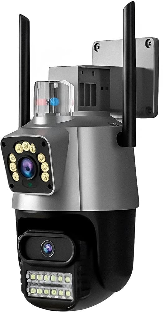 Câmera de Segurança Smart Satellite A-CAM8006D 6MP Preta