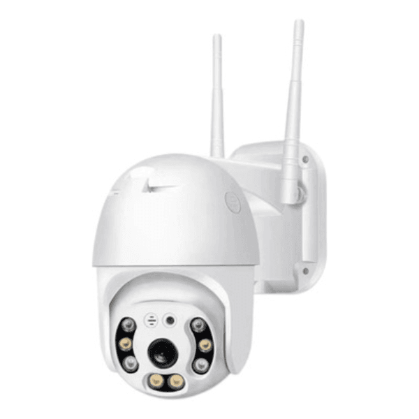 Câmera de Segurança Smart Wifi Vt-17657-75 Wifi HD Microfone Alarme Detecção Humana Visão Noturna App Yoosee Branco