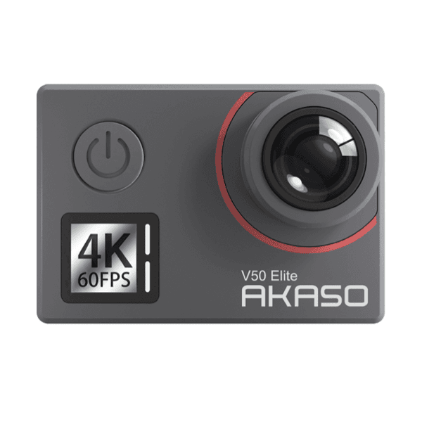 Câmera de Ação Akaso V50 Elite Tela Touch 20MP /4K Ultra HD /8X Zoom /2 Baterias - Preto