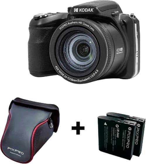 Câmera Digital Kodak Pixpro Az426 20MP Pack Bag + 2 Batteries - Preto
