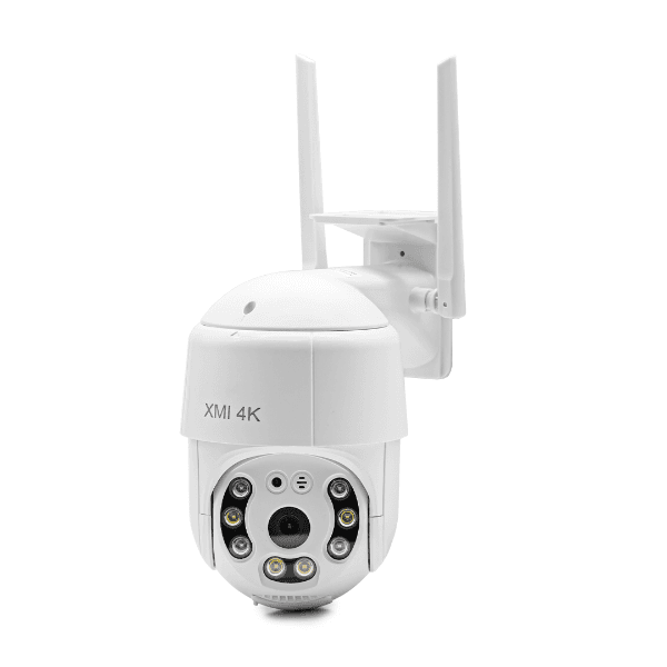 Câmera Ip Smart WiFi Xmi Dv024 4K UHD, 2.0MP/3.6mm, Ip66, App iCam365 - Branca