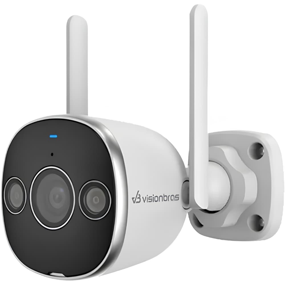 Câmera Ip Visionbras Vb-Wb30-Fc Full Color 3MP Wi-Fi Branca