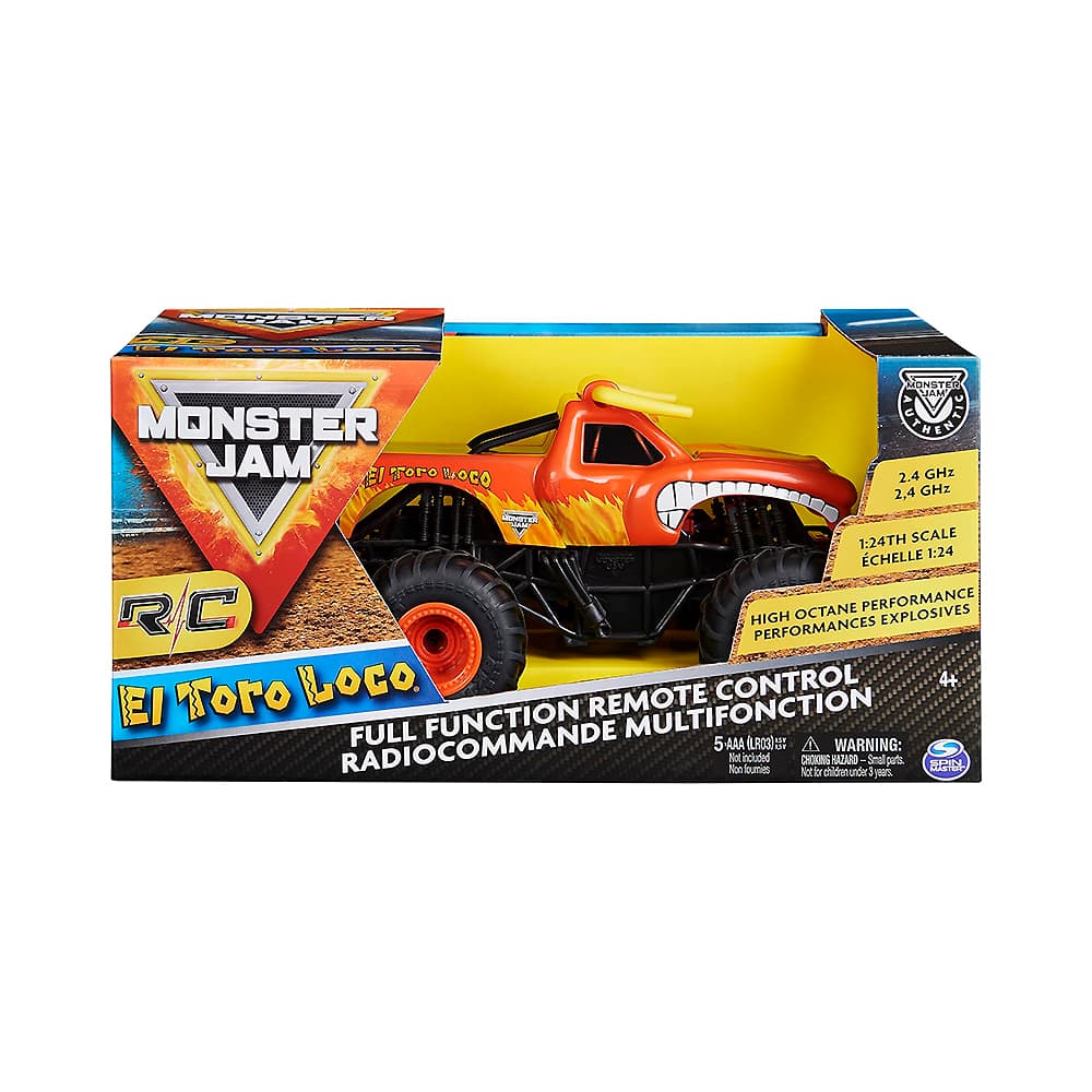 Caminhão de Brinquedo A Controle Spin Master Monster Jam El Toro Loco