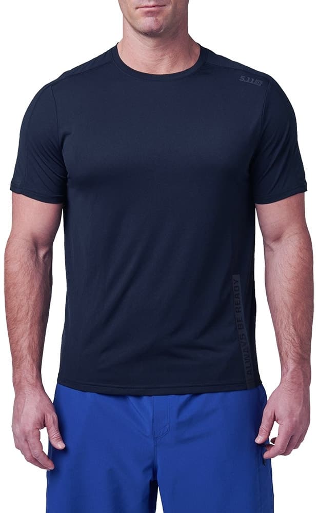 Camiseta 5.11 Tactical No Mercy Pt-R S/S Top 82133-721 Azul Marinho