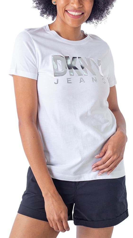 Camiseta Feminina Dkny E31FRDNA-Wht