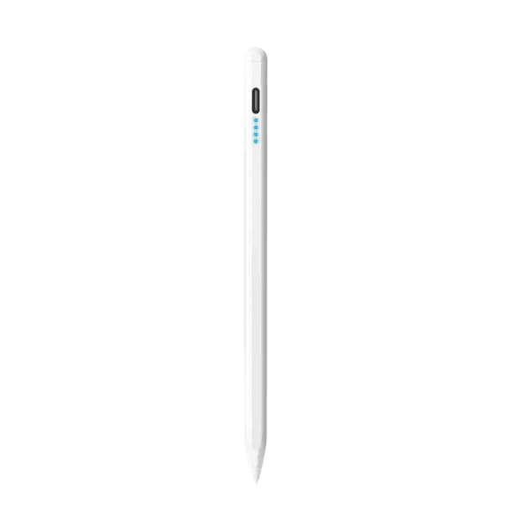 Caneta Capacitiva Tomate Mip-007 Recarregável USB-C Magnético Branco