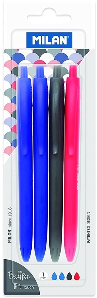 Caneta Milan P1 Touch Bwm10327 - 0.1 Mm (4 Unidades)