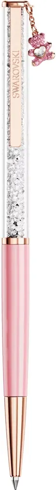 Caneta Swarovski Crystalline Rosa