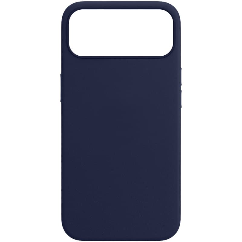 Capa Apple 17 Pro Leather MagSafe Azul