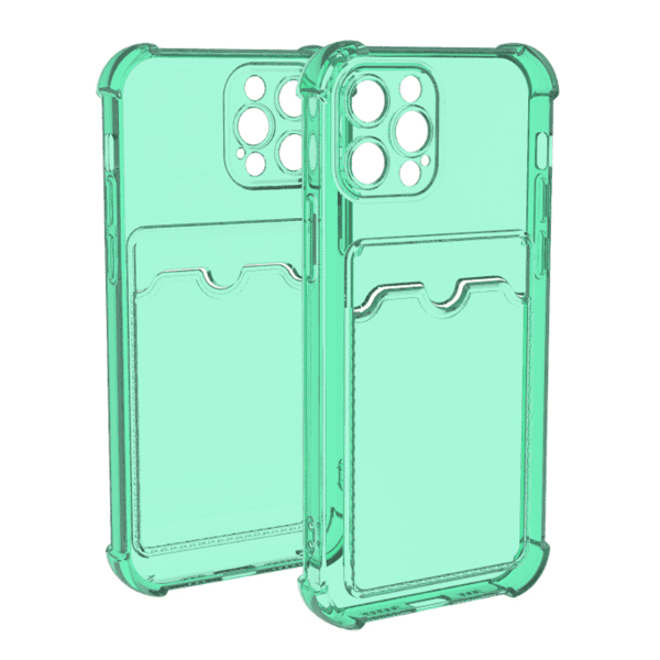 Capa 4Life Capa de Tpu com Porta Cartão para Apple iPhone 13 Pro Max Verde