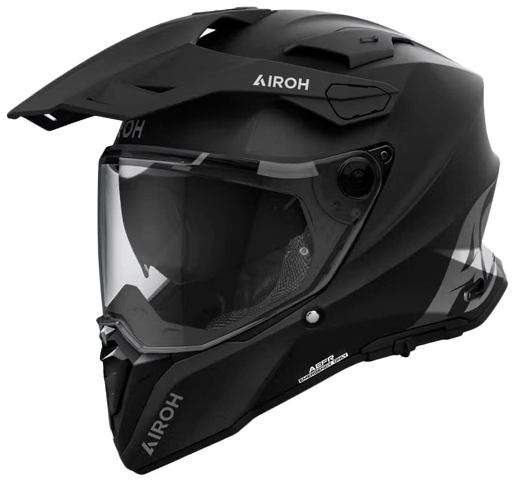 Capacete para Moto Airoh Commander 2 Color - Tamanho Xl - Preto Fosco