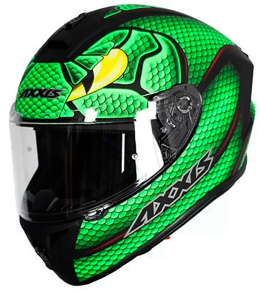 Capacete para Moto Axxis Draken Nahesa A6 Tamanho L (59-60) Verde