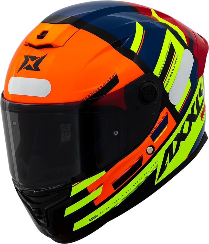 Capacete para Moto Axxis Hummer S Pipe A3 - Tamanho Xl (61-62) - Amarelo Gloss Flour