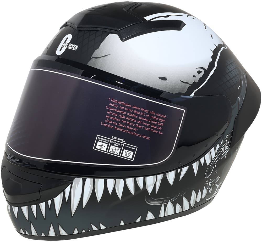 Capacete para Moto Lv Cool Helmet C3 Tamanho Xl (61-62) Venom Gray
