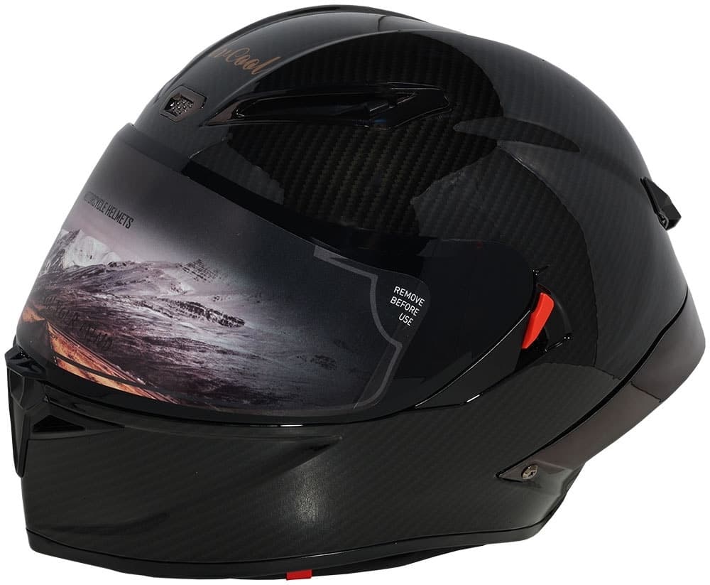 Capacete para Moto Lv Cool Helmets P7 - Tamanho M (57-58) Carbon Pattern