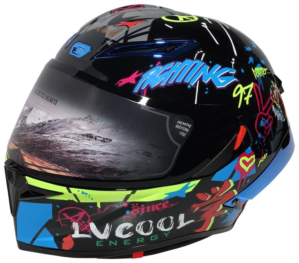 Capacete para Moto Lv Cool Helmets P7 Tamanho M (57-58)