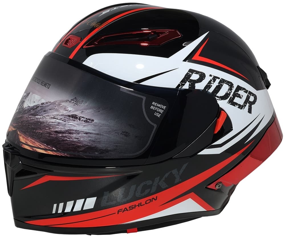 Capacete para Moto Lv Cool Helmets P7 Tamanho Xl (61-62) Conqueror Red