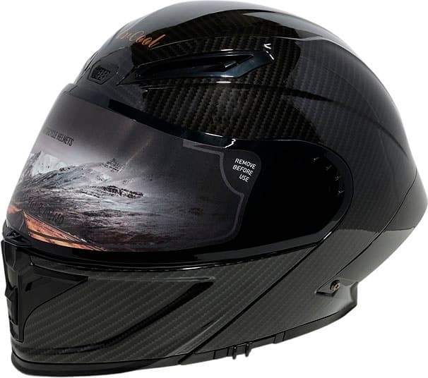 Capacete para Moto Lv Cool Helmets P8 - Tamanho Xl (61-62) Black Charm Carbon Graphic