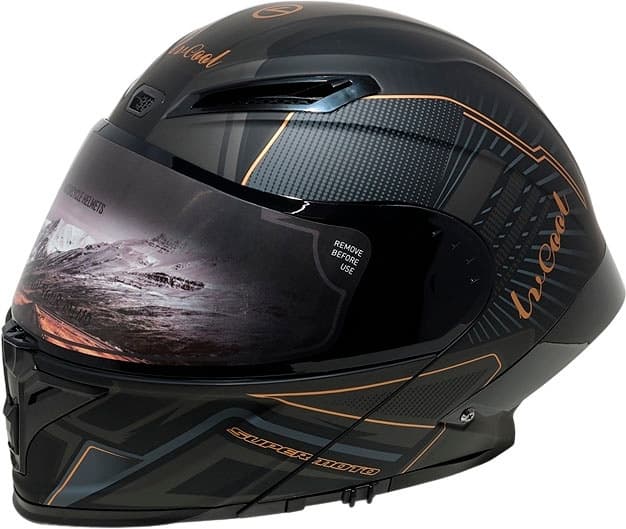 Capacete Lv Cool Helmets P8 Tamanho Xl (61-62) Flowing Gold