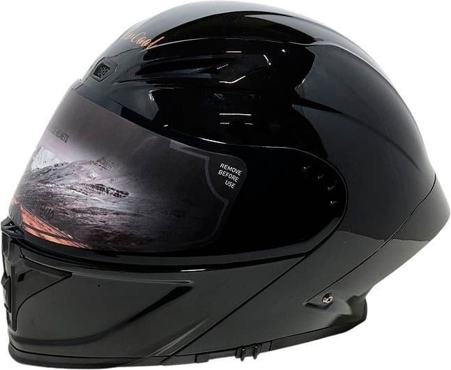 Capacete para Moto Lv Cool Helmet P8 - Tamanho Xl (61-62) Preto Brilhante